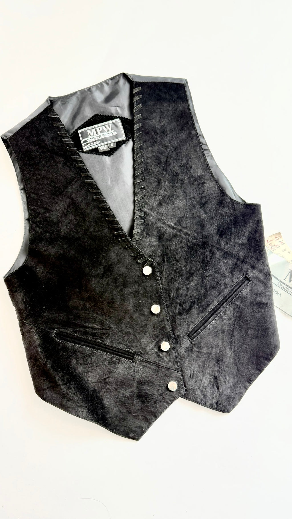 Vintage Suede Vest