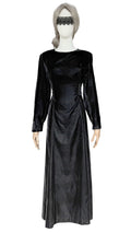 Vintage Long Sleeve Velvet Dress