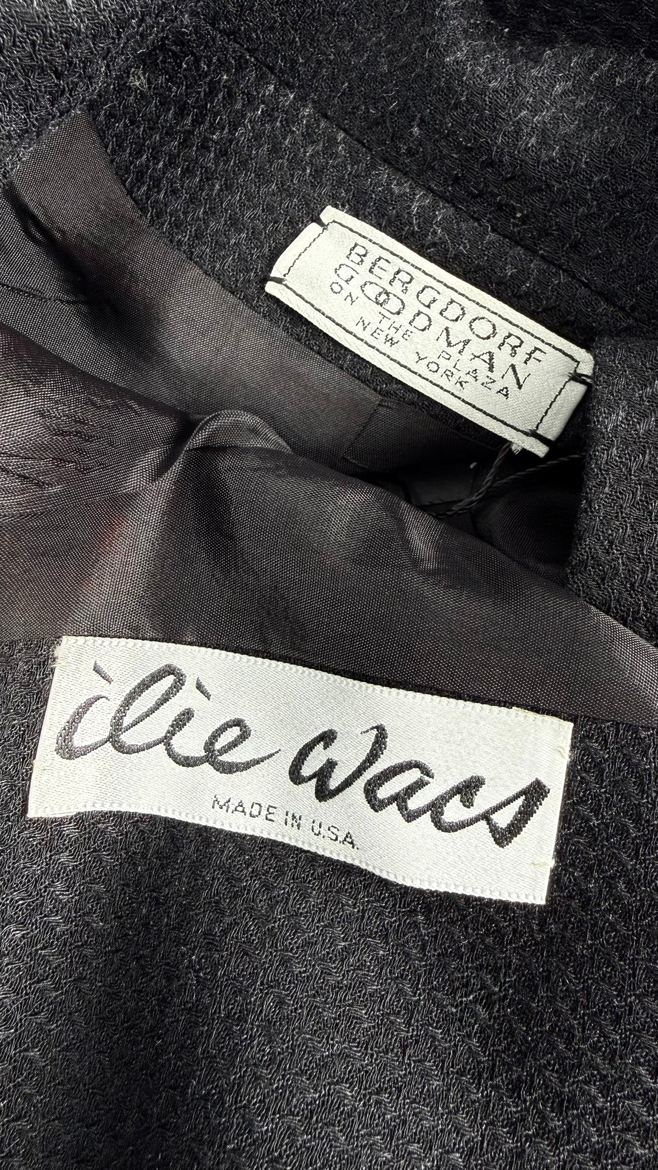 Vintage Ilie Wacs for Bergdorf Goodman 2-piece Set