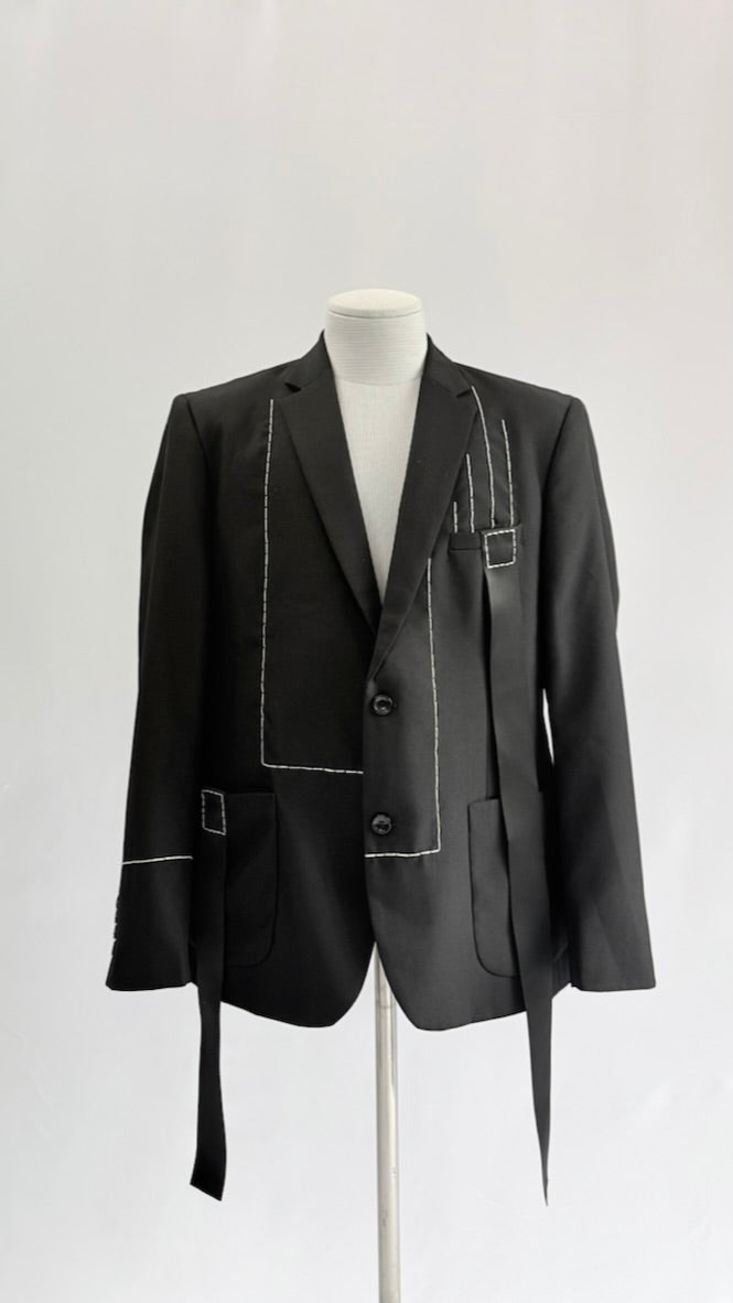 Between the Lines Upcycled Jacket