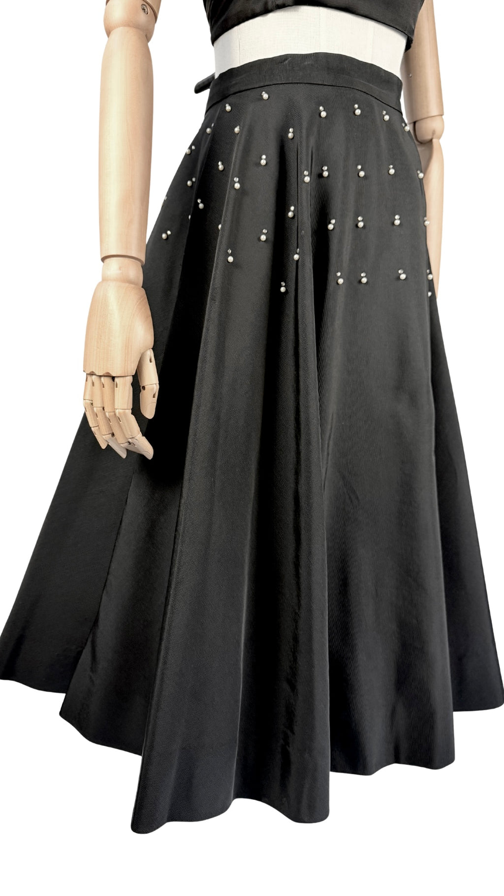 Vintage Embellished Circle Skirt