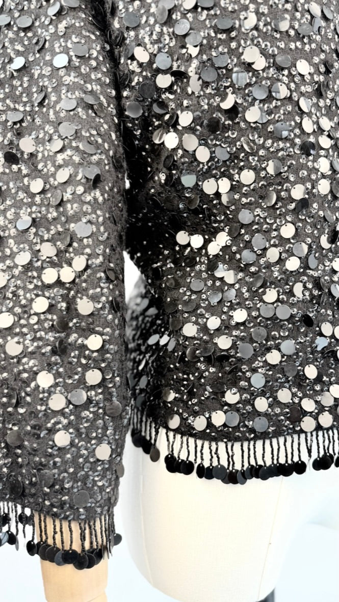 Vintage Bead & Sequin Cardigan