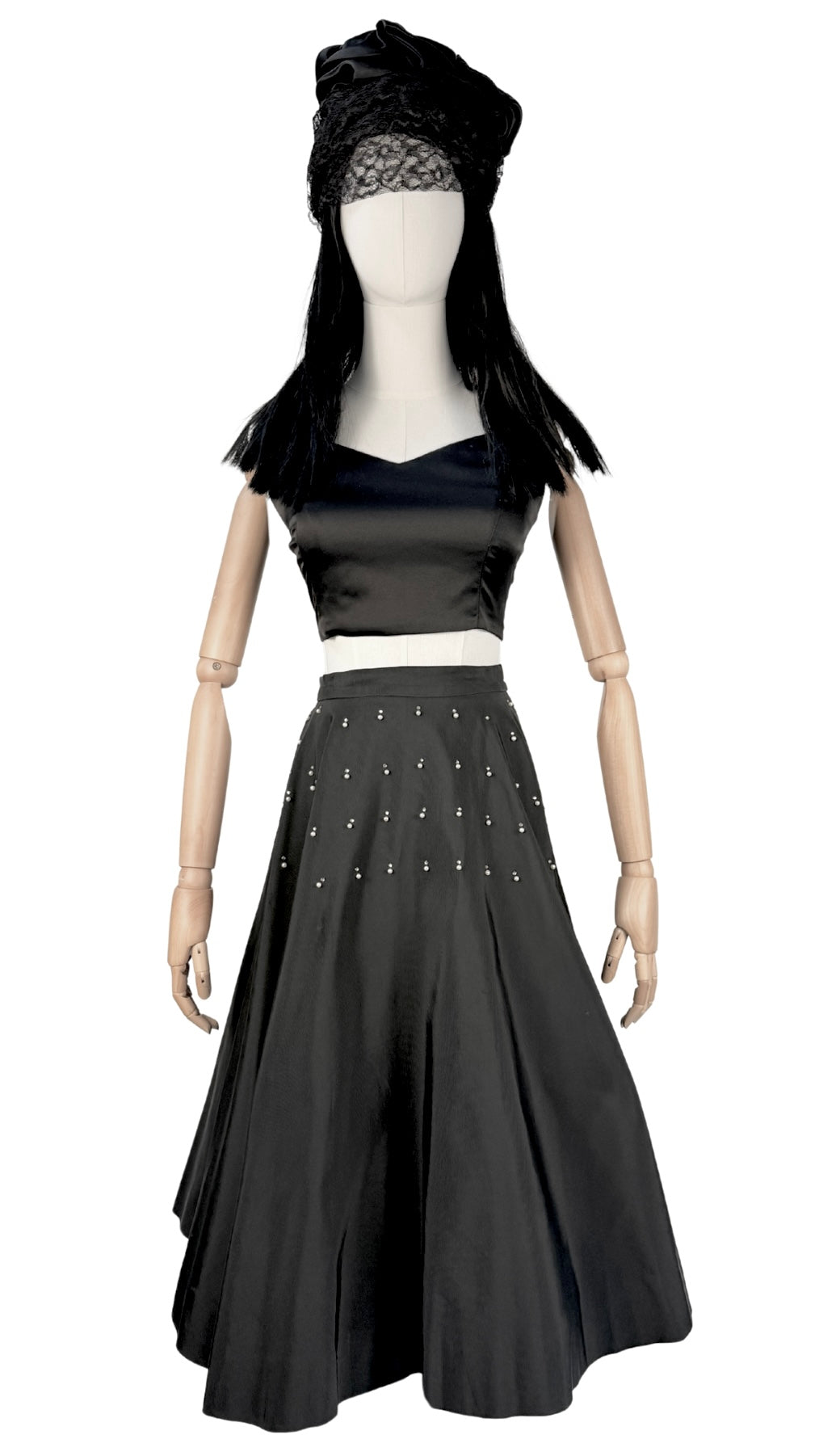 Vintage Embellished Circle Skirt