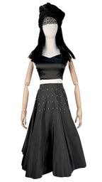 Vintage Embellished Circle Skirt