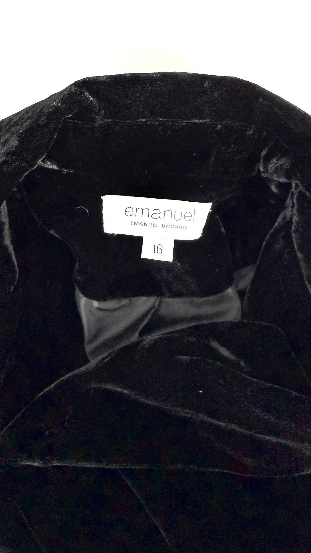 Emanuel Ungaro Velvet Blazer