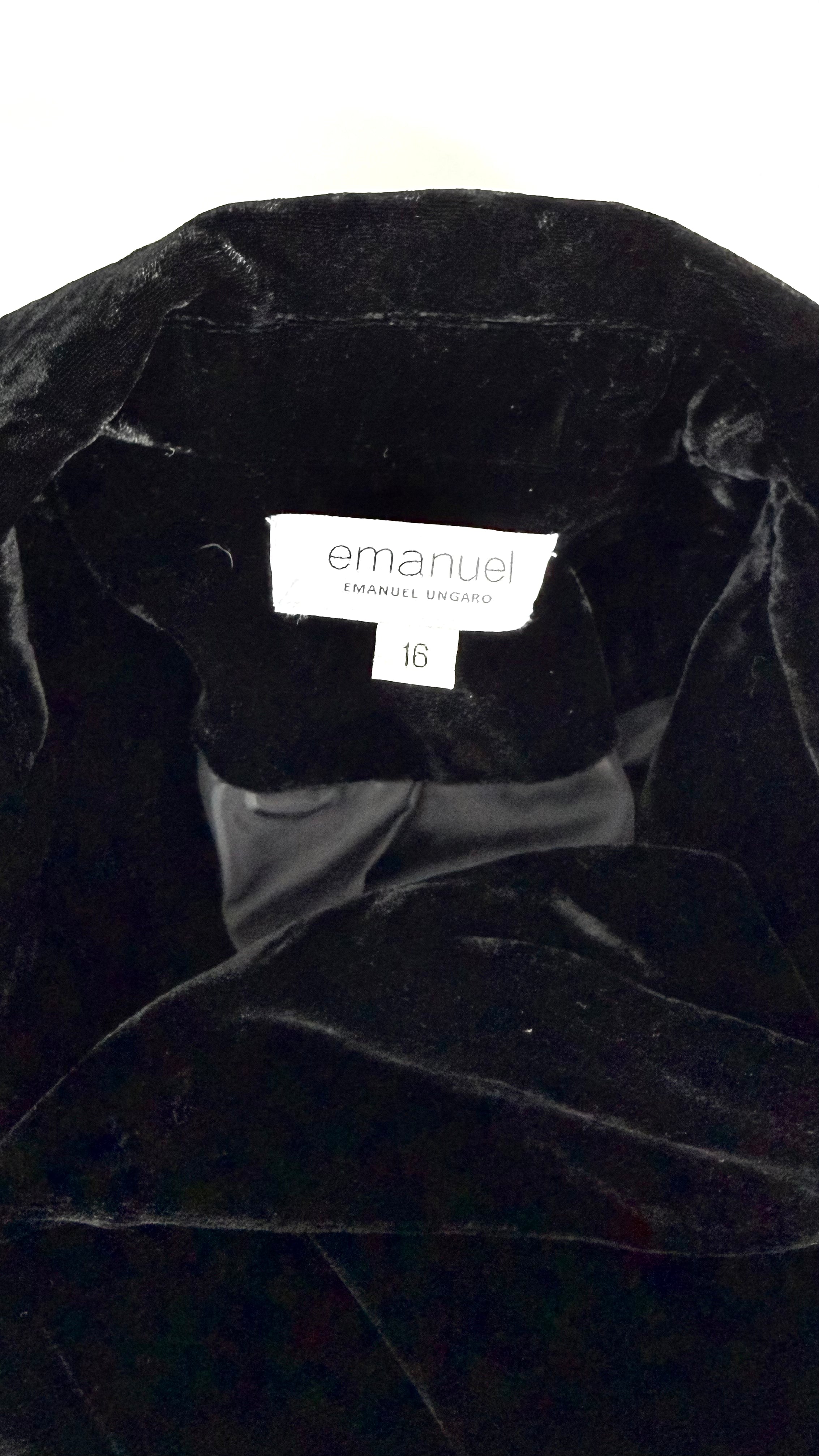 Emanuel Ungaro Velvet Blazer