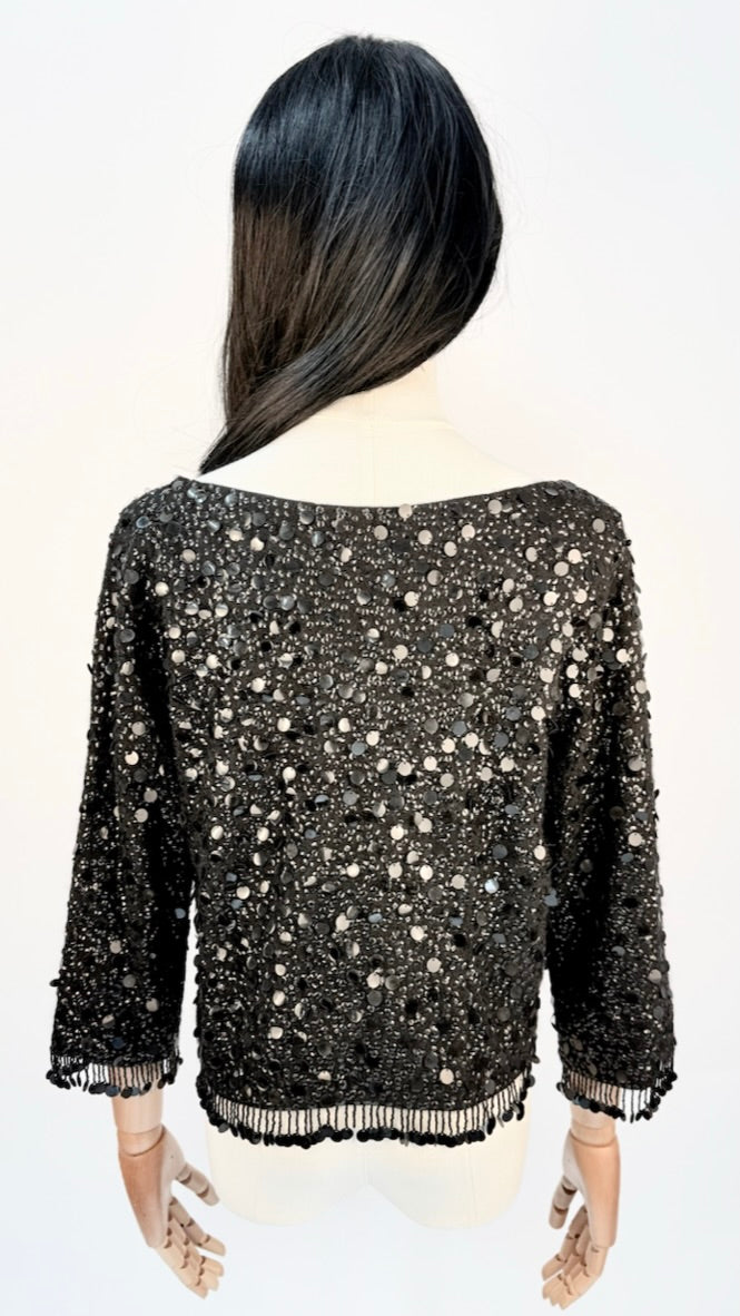 Vintage Bead & Sequin Cardigan